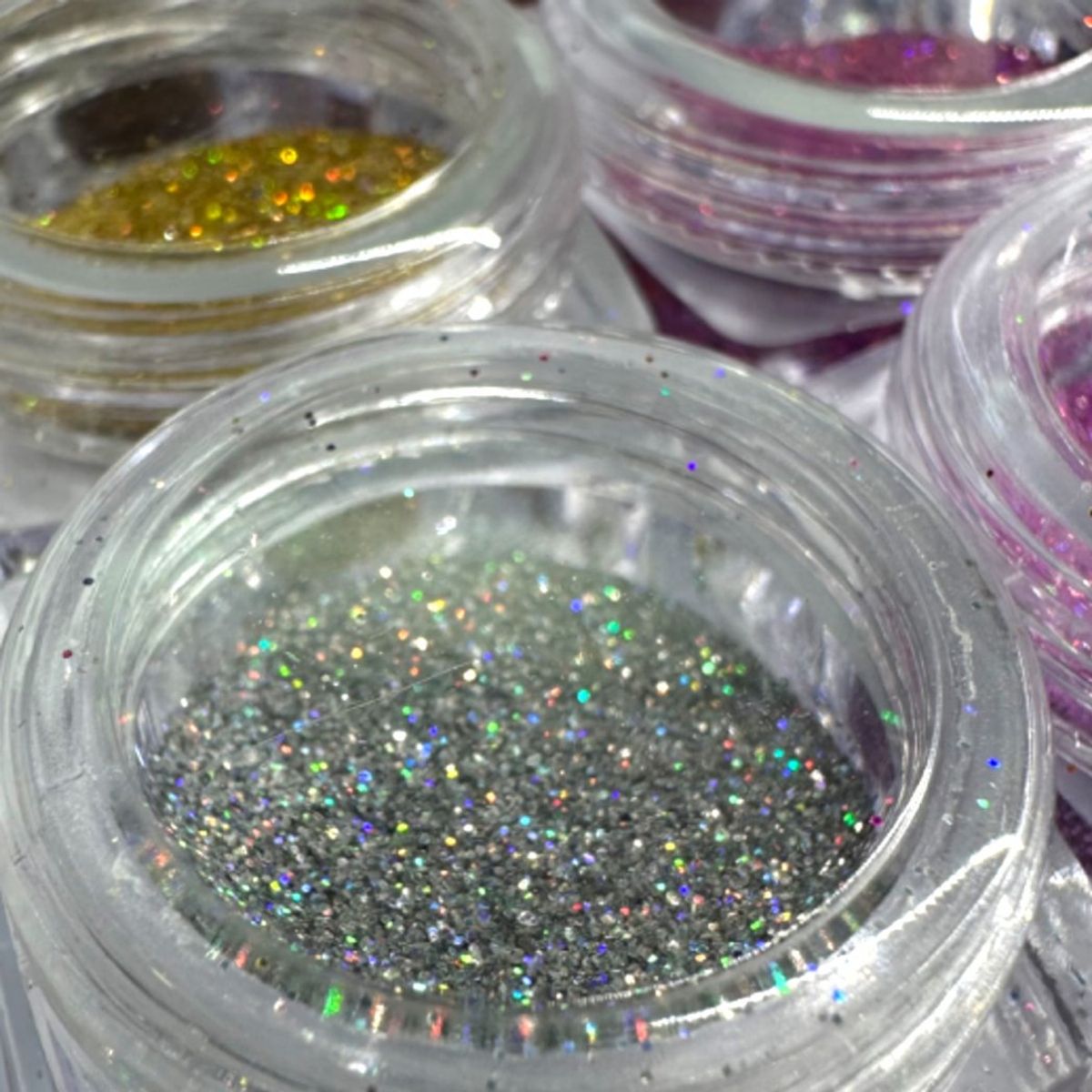 Holographic Dark Sparkle set 0,2 mm. 