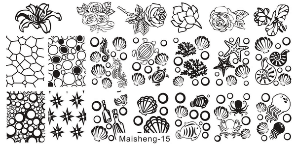 Hovedbilde Stamping Plate - Ocean