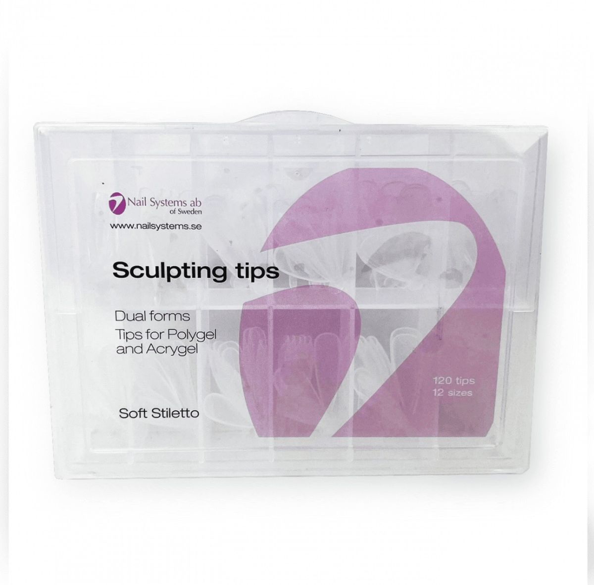 SCULPTING TIPS, Dual Forms - Soft Stiletto 