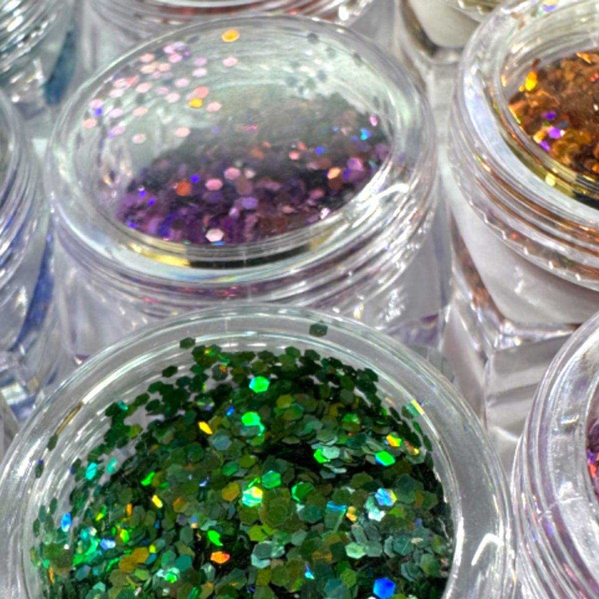 Holographic Dark Sparkle set 1mm. 